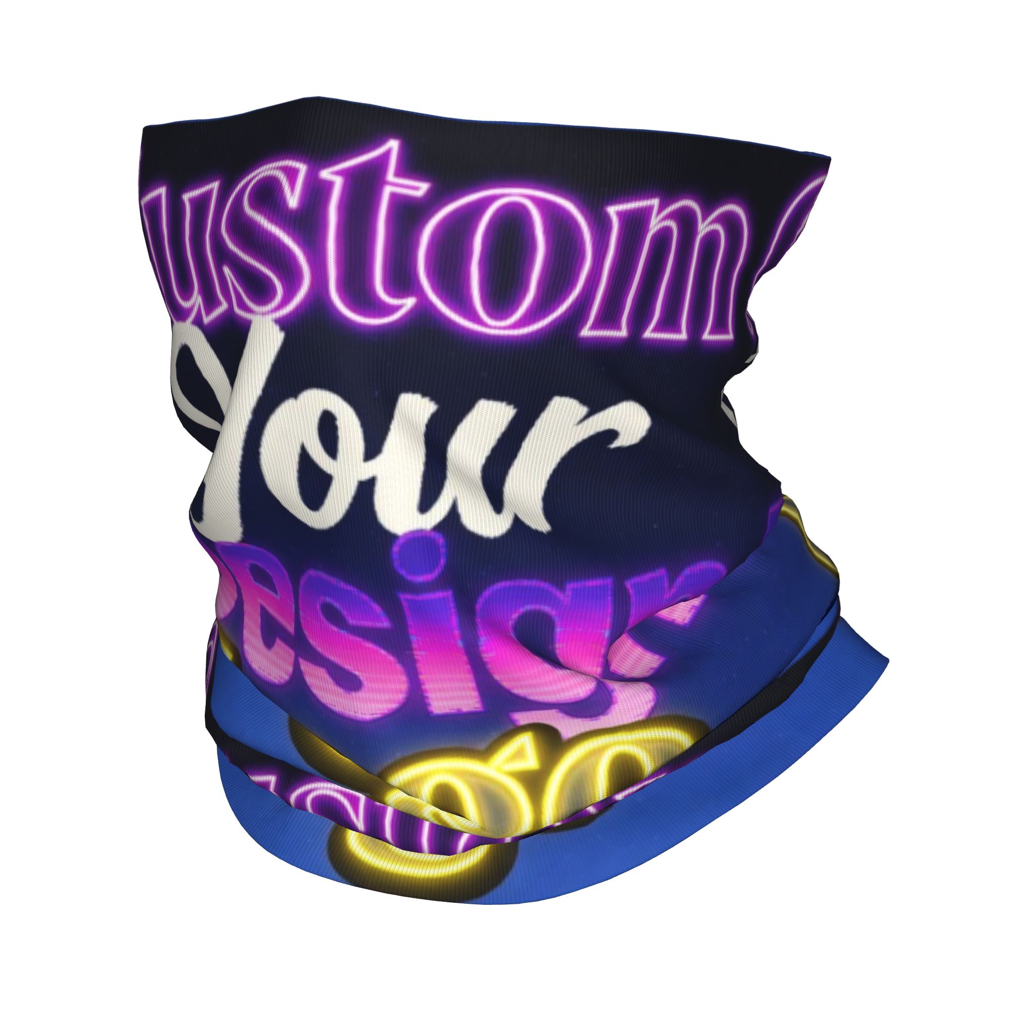 Women Fashion Logo Design - Bandana Personalizada com Seu Design, Aquecedor
