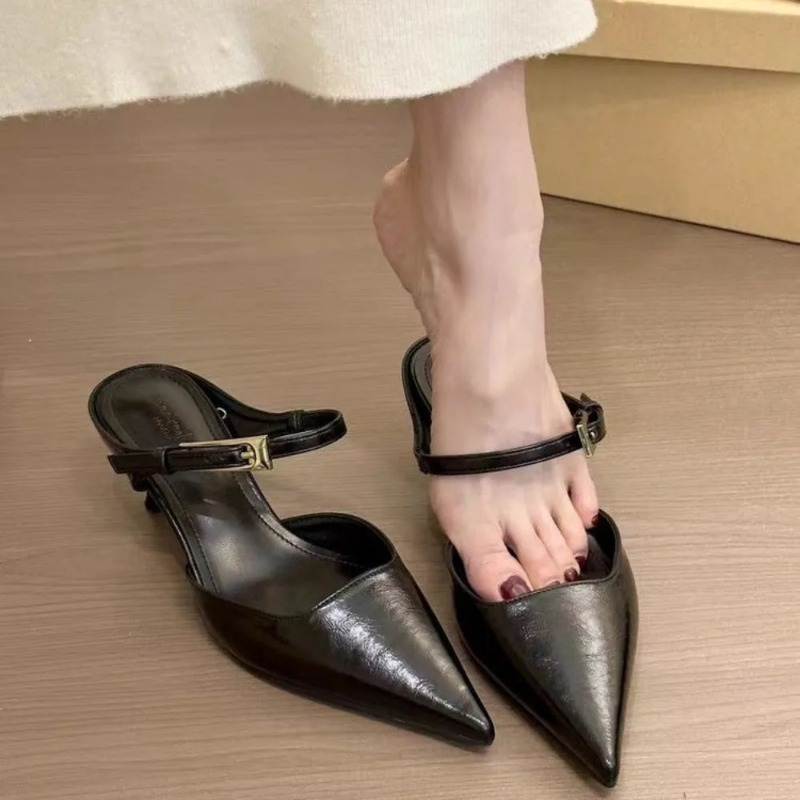 Women'S Fashion Brand Shoes - Sandálias Femininas de Salto Médio com