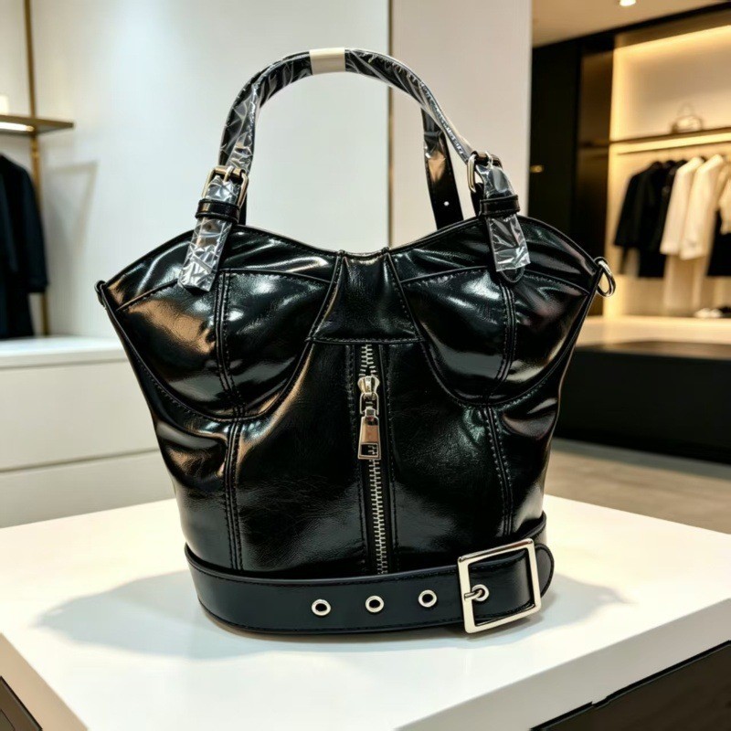 Women'S Fashion Edgy - Bolsa de Mão com Alça Superior