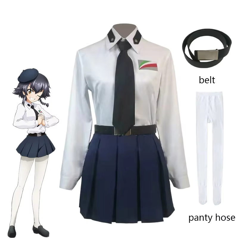 Pleated Skirt Women - Anime meninas e panzer anzio high