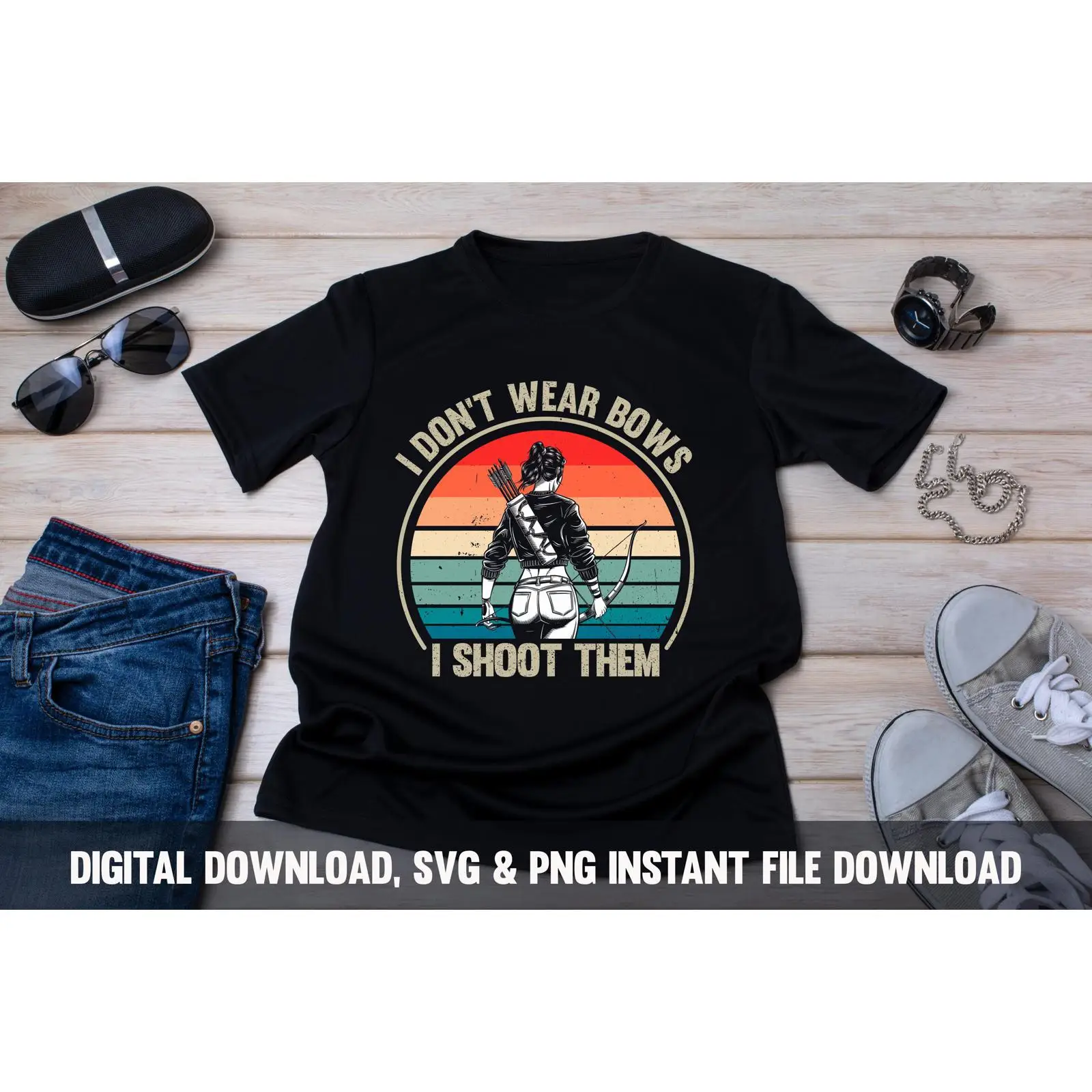 Women Fashion Png - Mulher Arqueira SVG PNG Design de