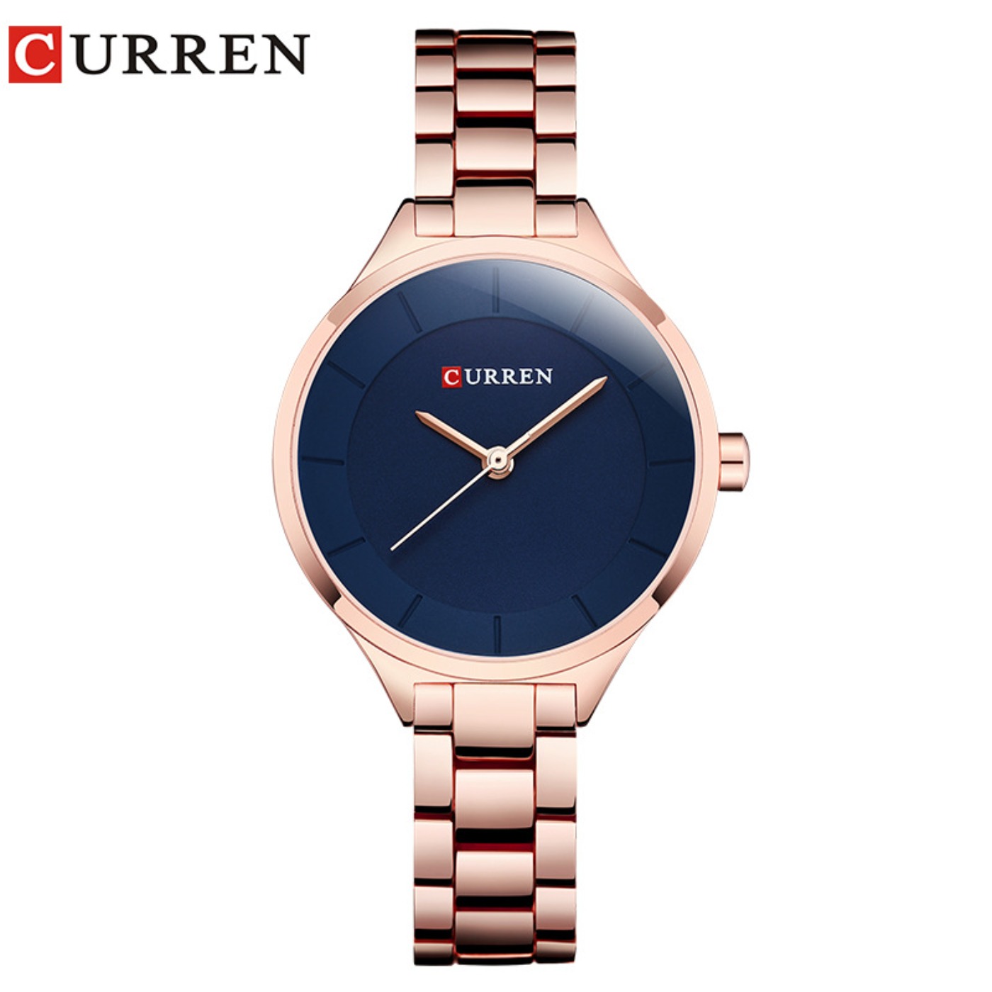 Women Fashion Simple - Relógio de Pulso Feminino CURREN Novo