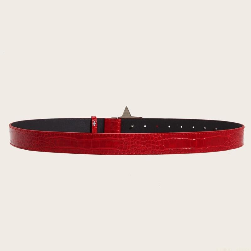 Women'S Fashion Edgy - 31BF Trendy Star Clasp Embelezado Cinto