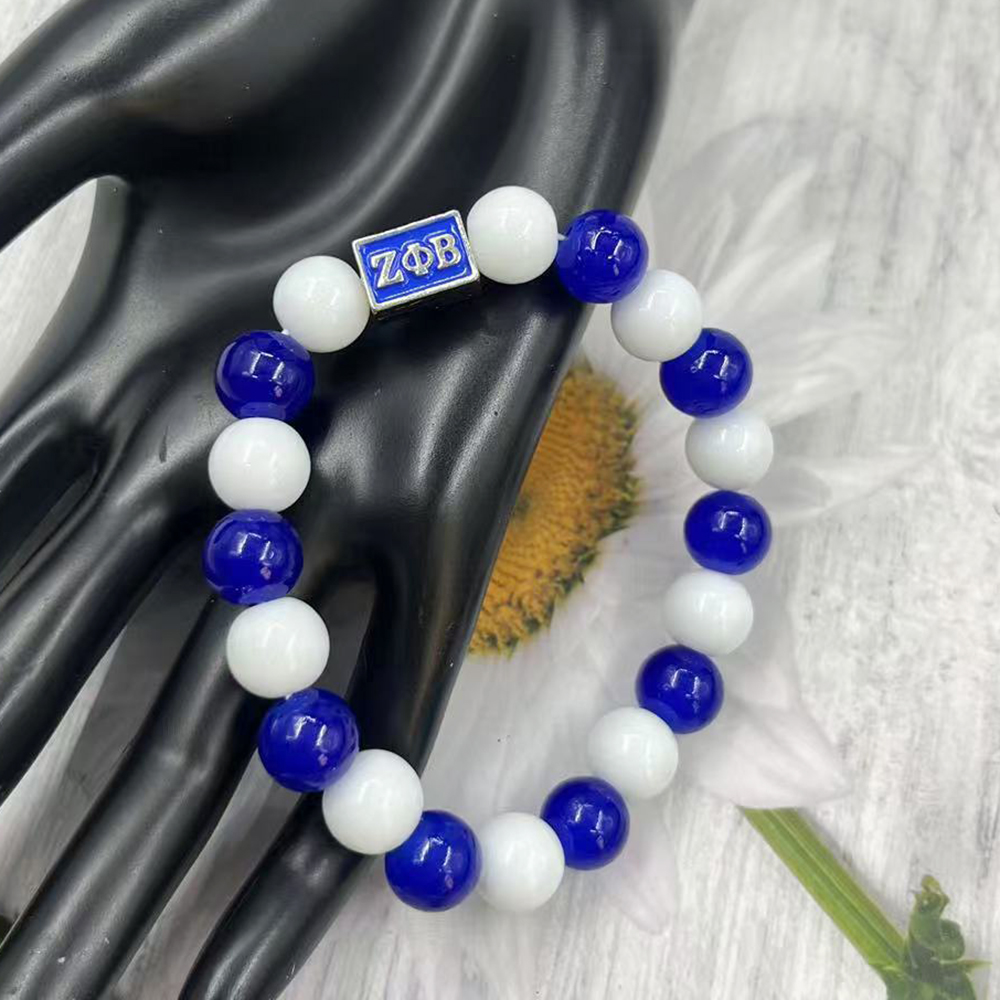 Women'S Fashion In 1920 - Pulseira de Contas de Vidro Azul