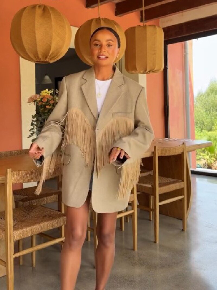 Women'S Fashion Trends 2026 Spring Summer - Blazer Feminino de Outono com Lapela,