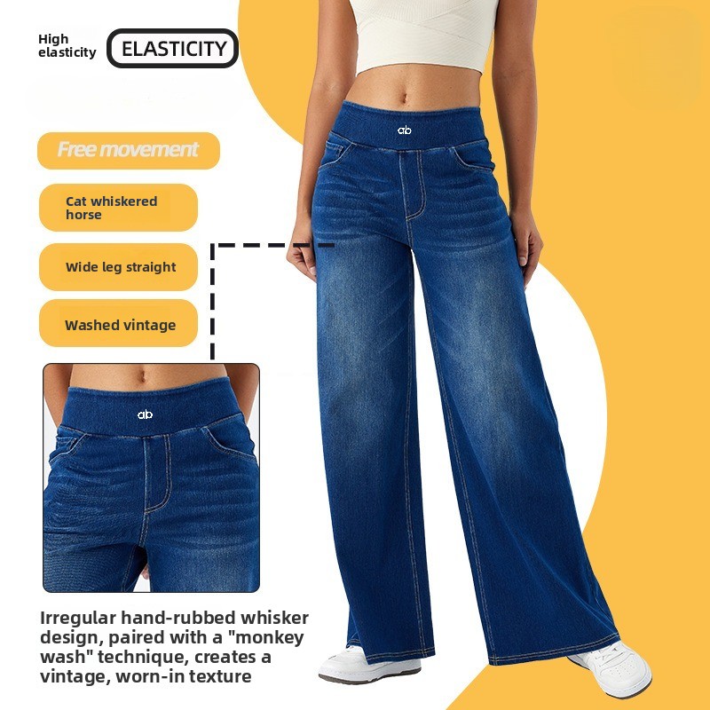 Mom Jeans Women - Calça Jeans Feminina de Cintura Alta