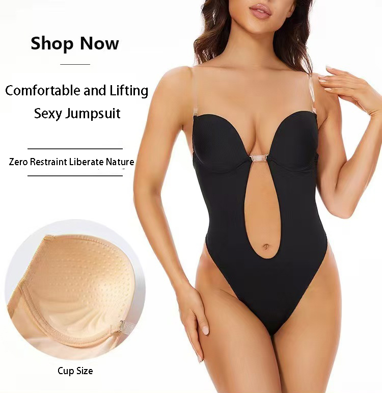 Corset Top Boned - Sutiã Modelador Corporal Sem Costas com
