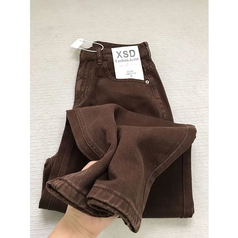 Americano vintage café marrom  - Mom Jeans Women avaliação e preço