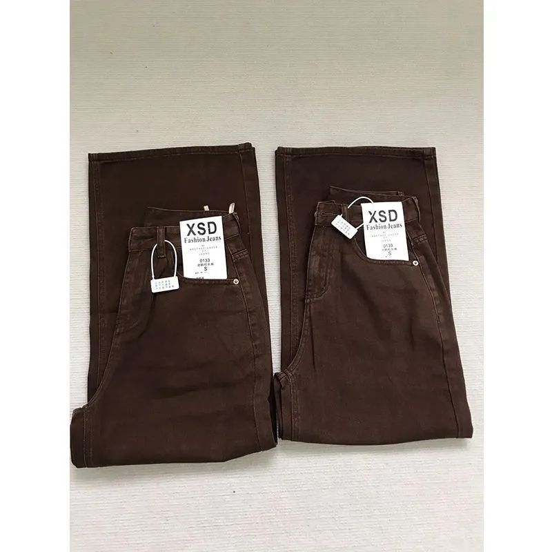 Americano vintage café marrom  - Mom Jeans Women avaliação e preço