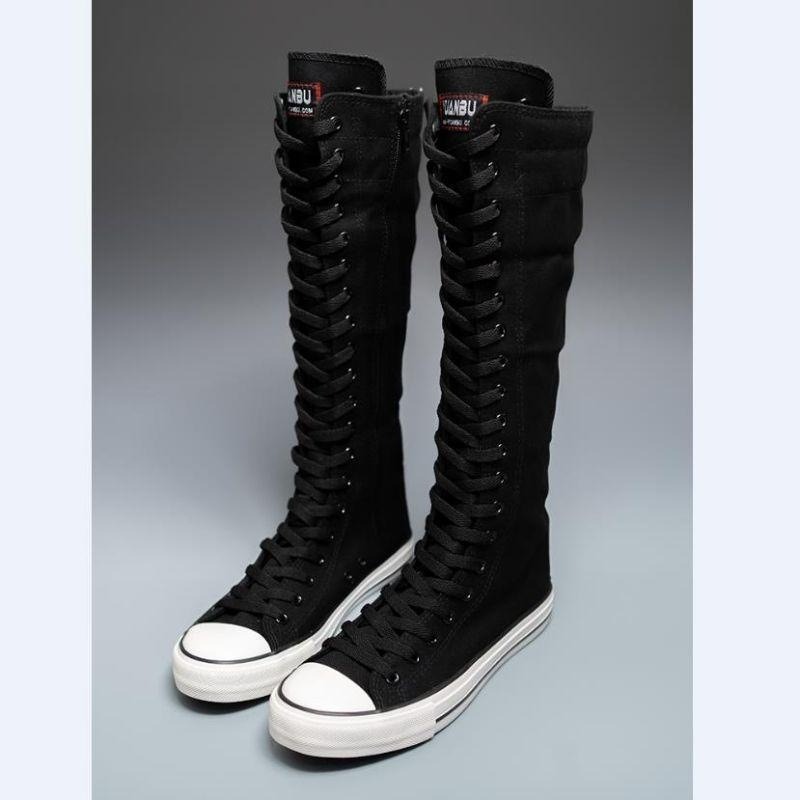 Novidade 2025: Tênis Cano Alto - Women'S Fashion Boots 2025 avaliação e preço