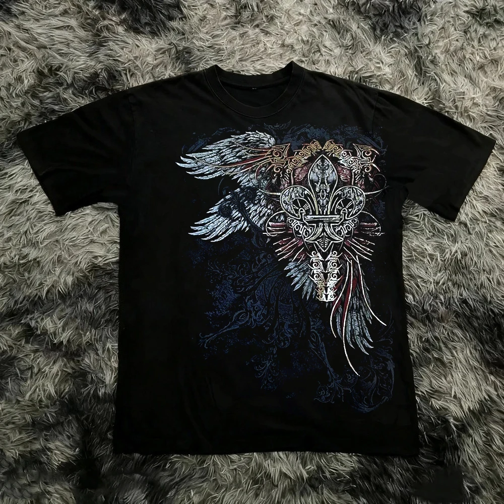 Camiseta Vintage Y2K com Estam - Women Fashion Usa avaliação e preço