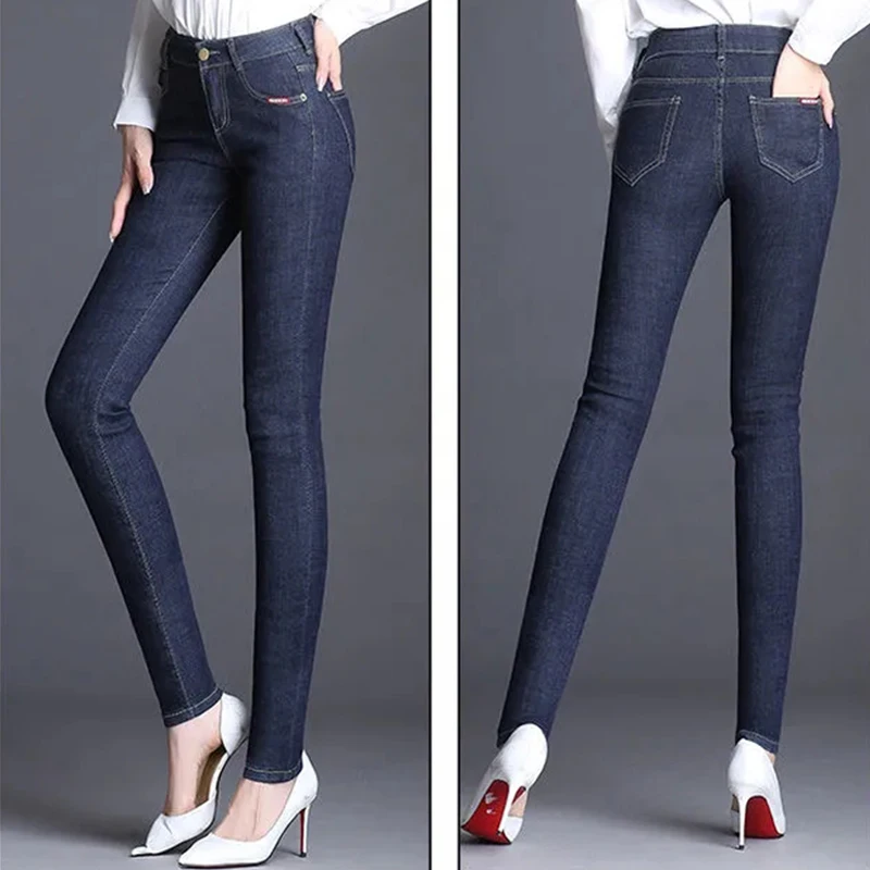Calça jeans feminina clássica  - Mom Jeans Women avaliação e preço