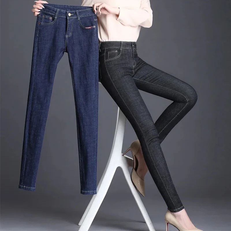 Calça jeans feminina clássica  - Mom Jeans Women avaliação e preço