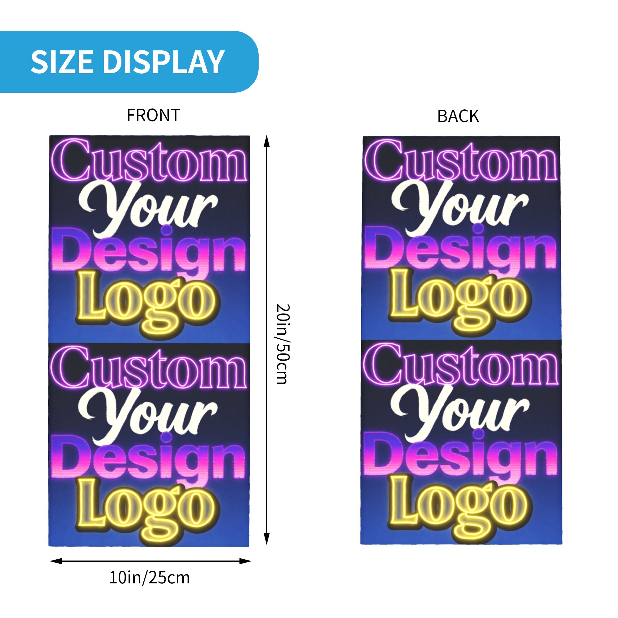 Bandana Personalizada com Seu  - Women Fashion Logo Design avaliação e preço