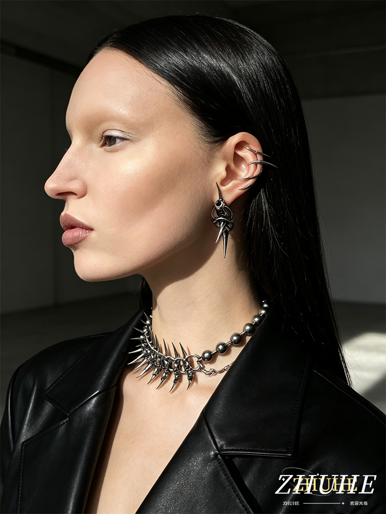 Brincos de Cobre com Design de - Women'S Fashion Edgy avaliação e preço