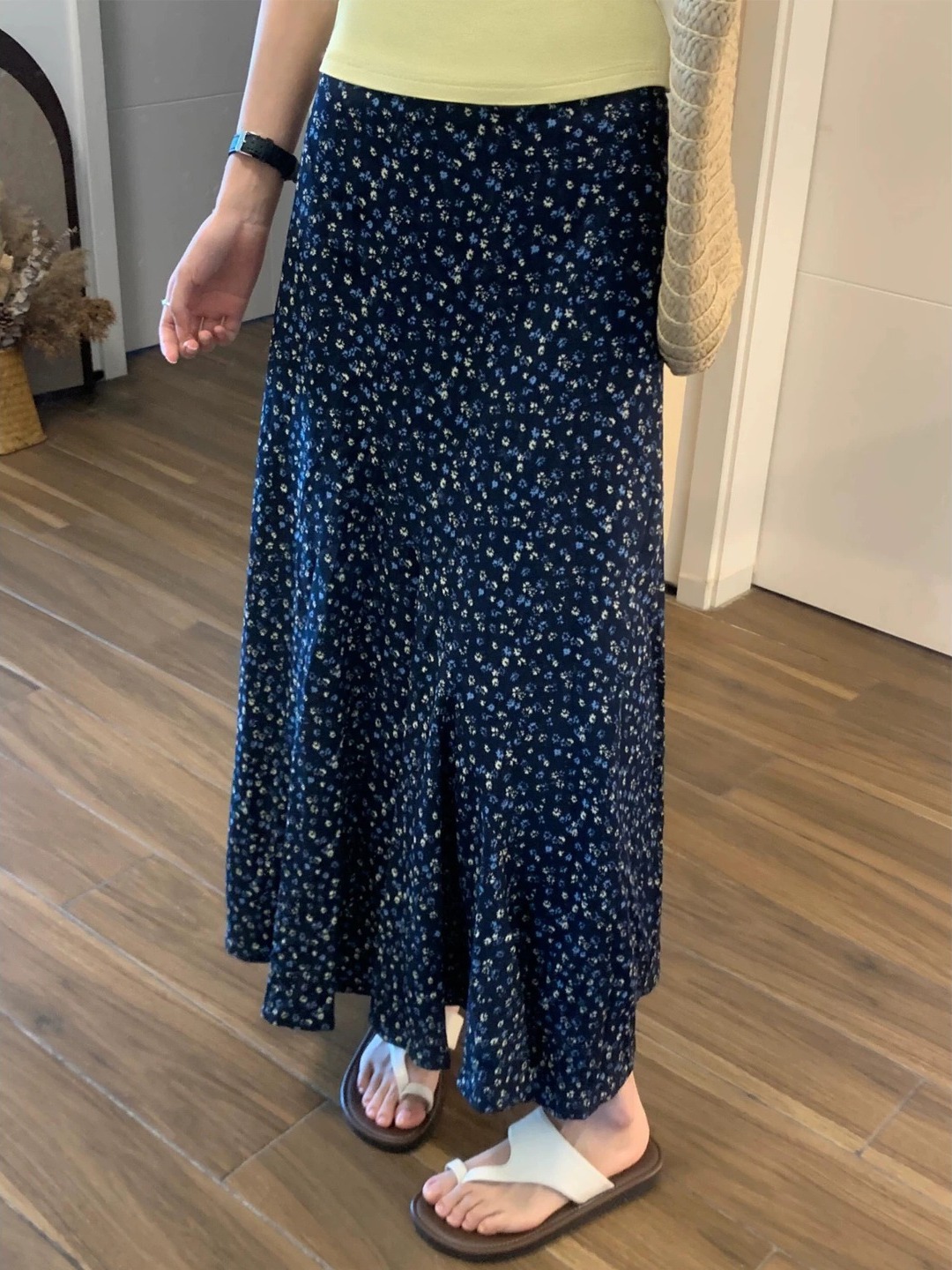 Saia Midi Plus Size com Estamp - A-Line Skirt Midi avaliação e preço