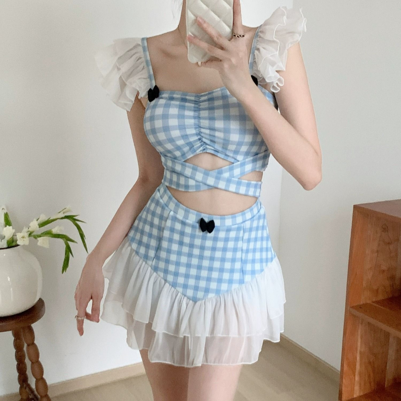 Maiô Feminino Halter Retrô com - Women Fashion Korean avaliação e preço