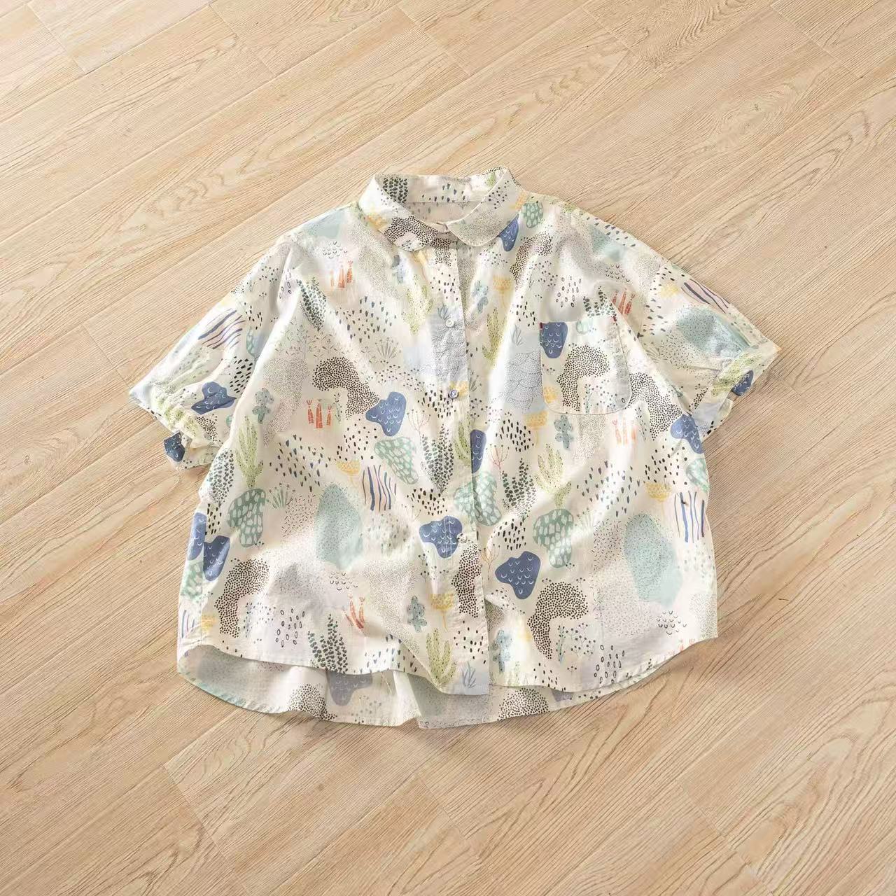 Camisas Oversized de Algodão P - Women Fashion Japan avaliação e preço