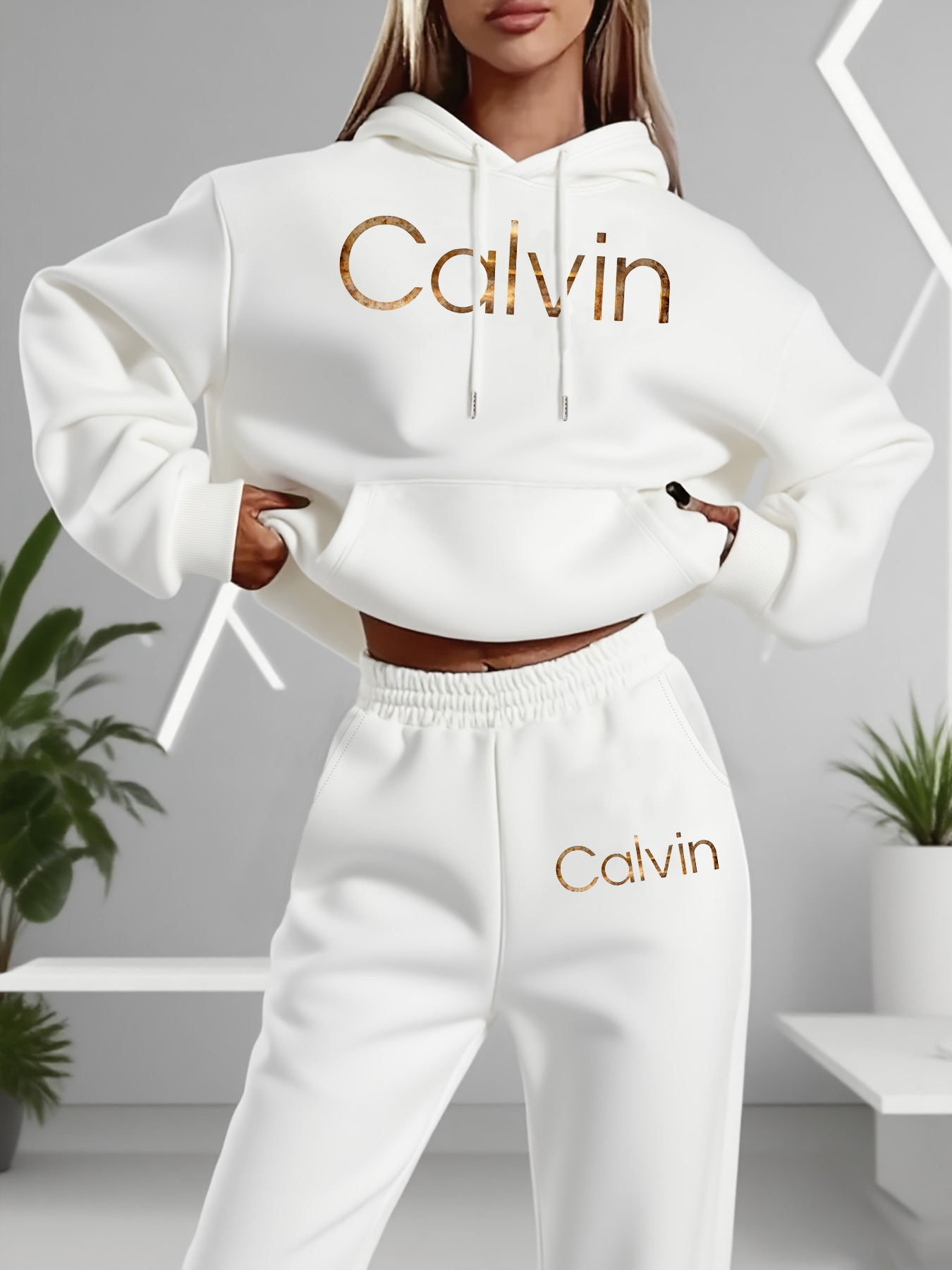 Conjunto de blusa e calças de  - Women Fashion Styles avaliação e preço