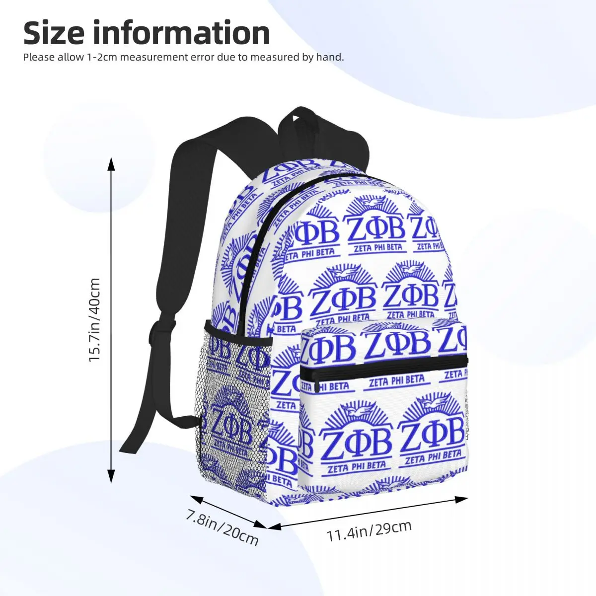 Mochila escolar Zeta Phi Beta  - Women'S Fashion In 1920 avaliação e preço