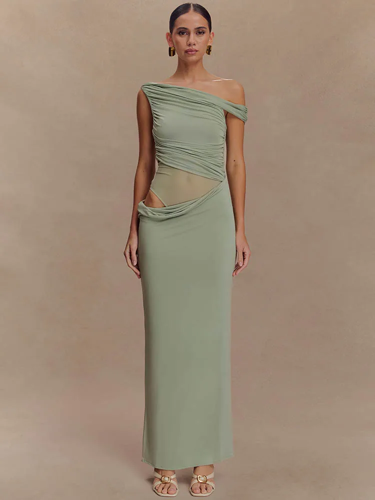 Um ombro slinky sexy maxi vest - Women'S Fashion In 1920 avaliação e preço
