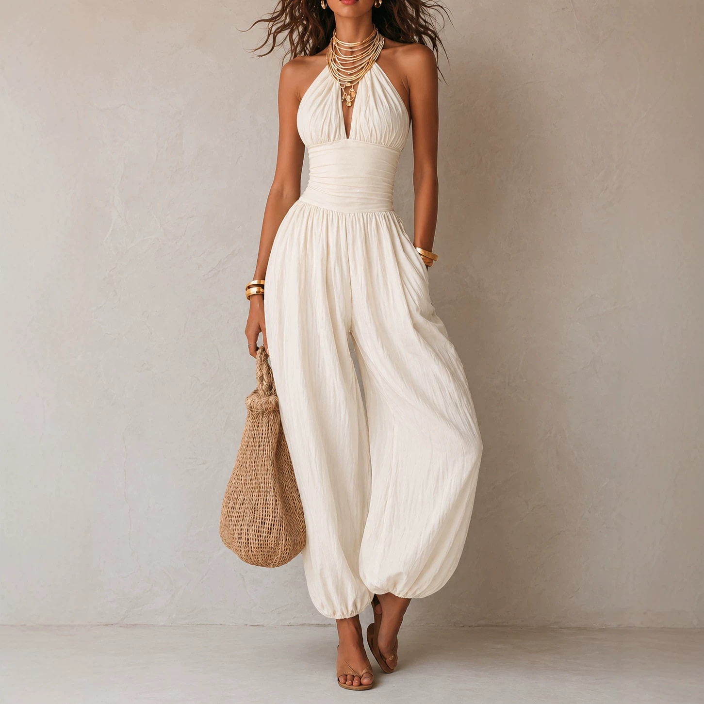 Macacão Feminino Slim com Deco - Women'S Fashion Overalls avaliação e preço