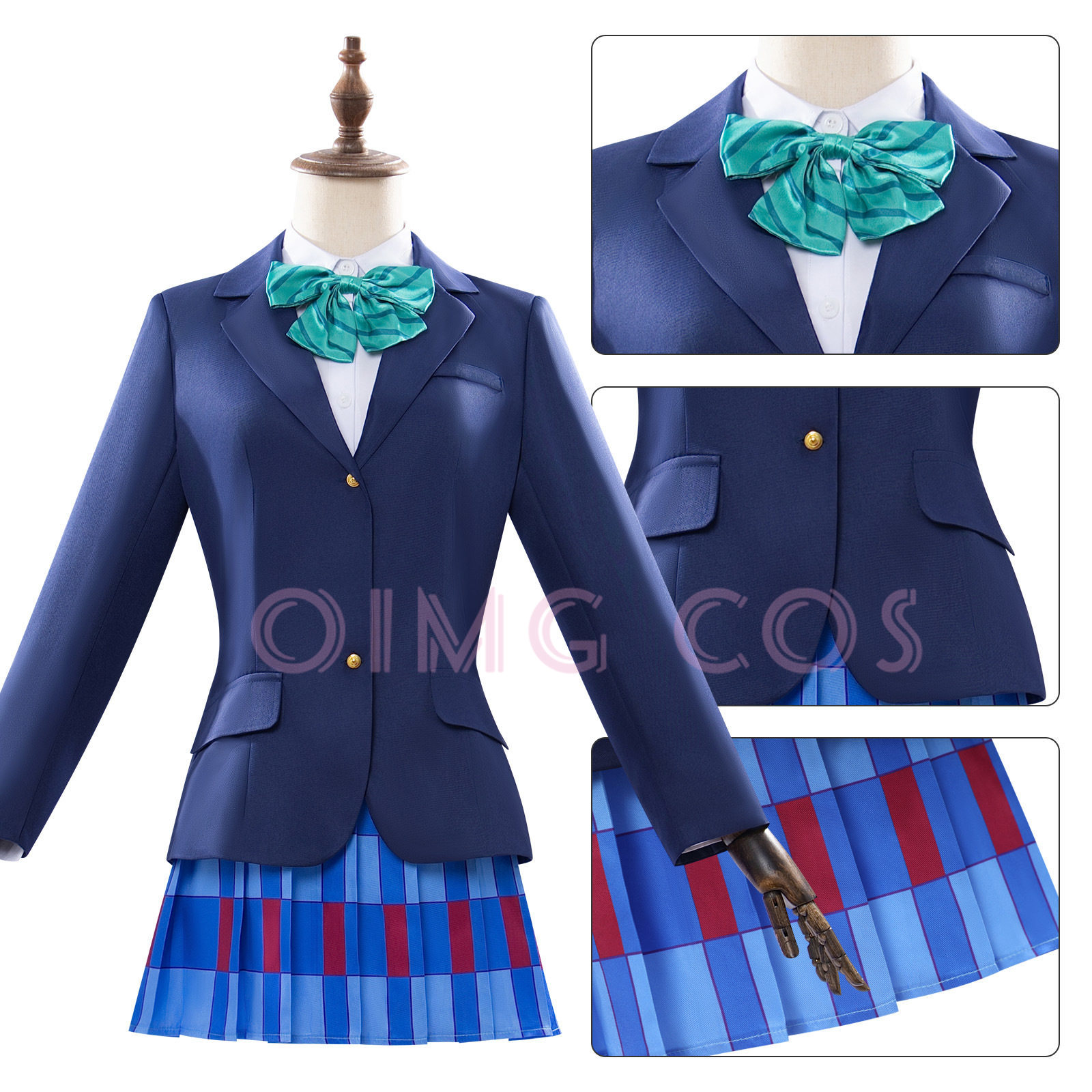 Fantasia de Cosplay Anime Love - Pleated Skirt Women avaliação e preço