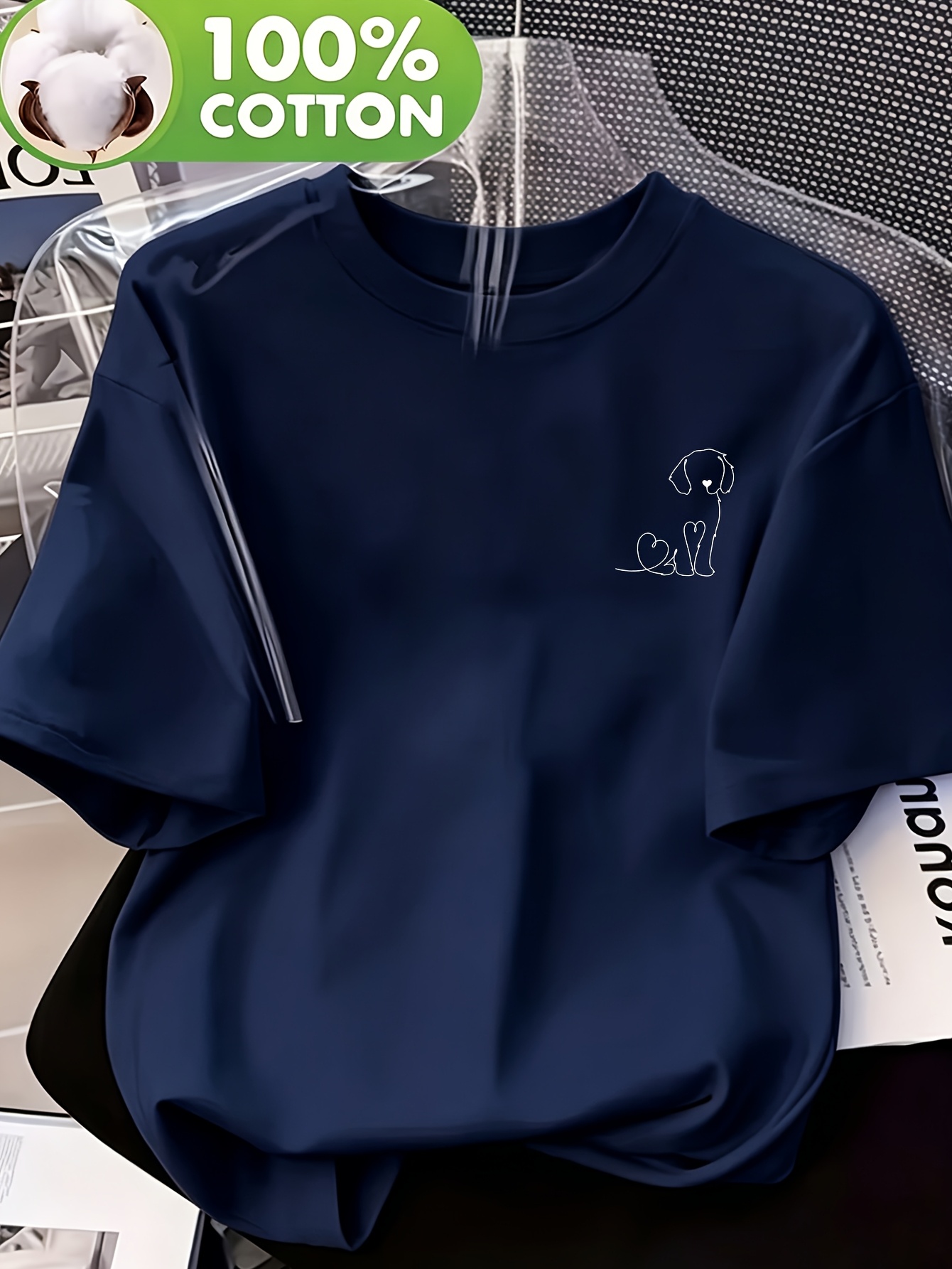 Camiseta Feminina com Logo de  - Women Fashion Logo Design avaliação e preço