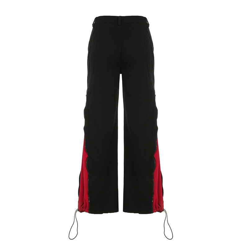 Zíper escuro retalhos contrast - Mom Jeans Women avaliação e preço