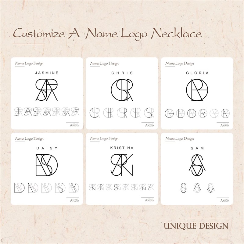 Colar com nome e logotipo pers - Women Fashion Logo Design avaliação e preço
