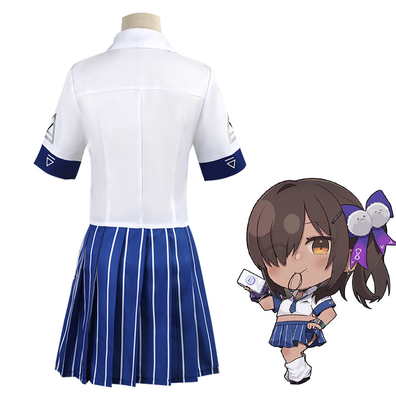 Fantasia de Cosplay Naga, Unif - Pleated Skirt Women avaliação e preço