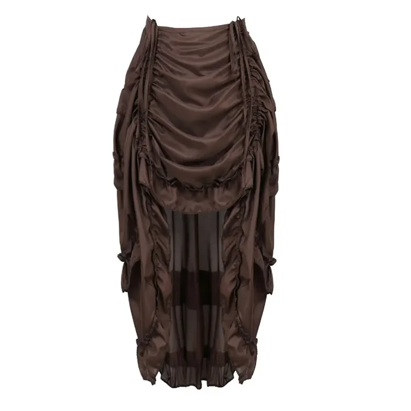 Saia Feminina Steampunk Gótica - Pleated Skirt Women avaliação e preço