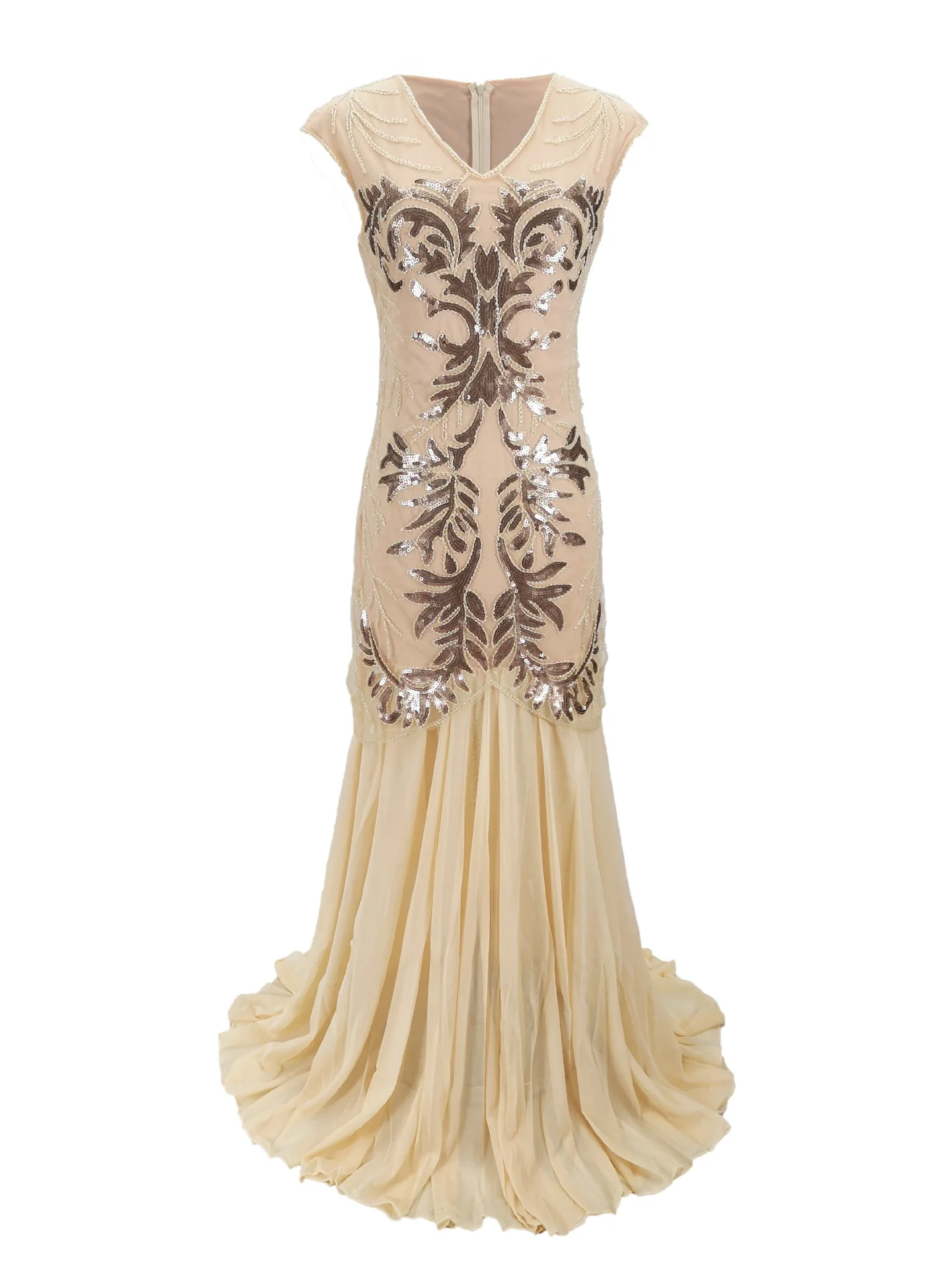 Vestido de lantejoulas para ca - Women'S Fashion In 1920 avaliação e preço