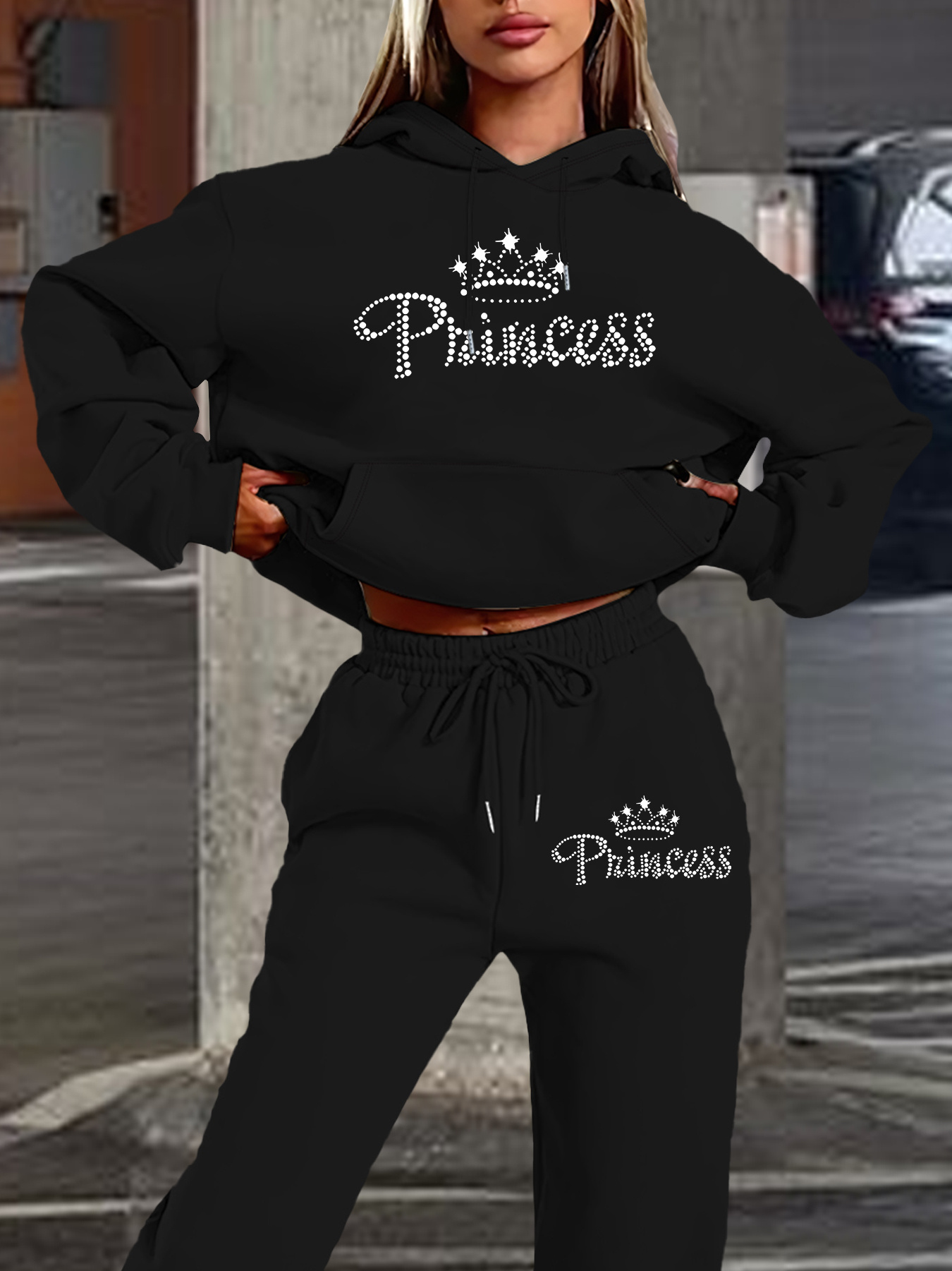 Conjunto de Moletom e Calça de - Women Fashion Styles avaliação e preço