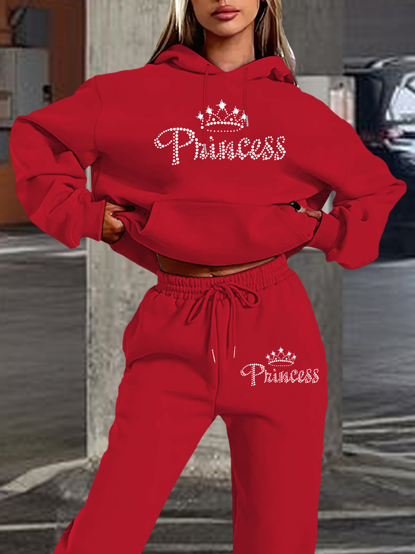Conjunto de Moletom e Calça de - Women Fashion Styles avaliação e preço