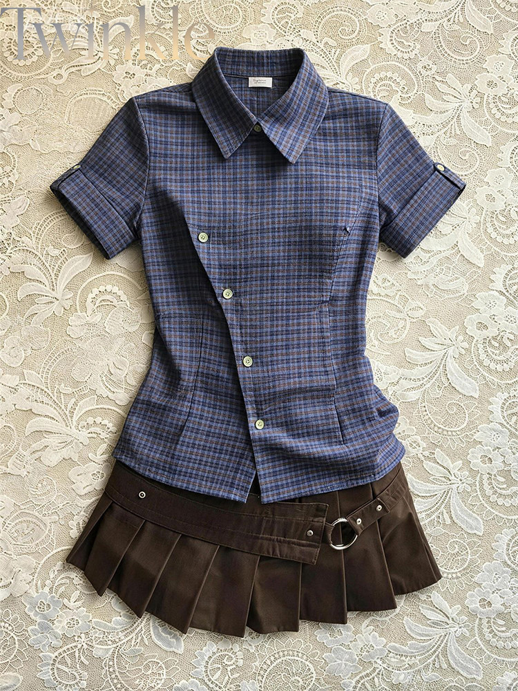 Conjunto de duas peças com pad - Pleated Skirt Women avaliação e preço