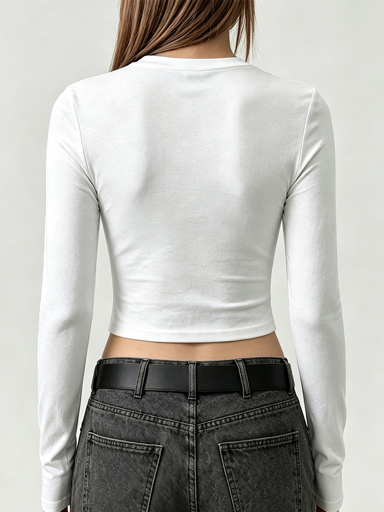 Camiseta Feminina de Manga Lon - Women Fashion Styles avaliação e preço