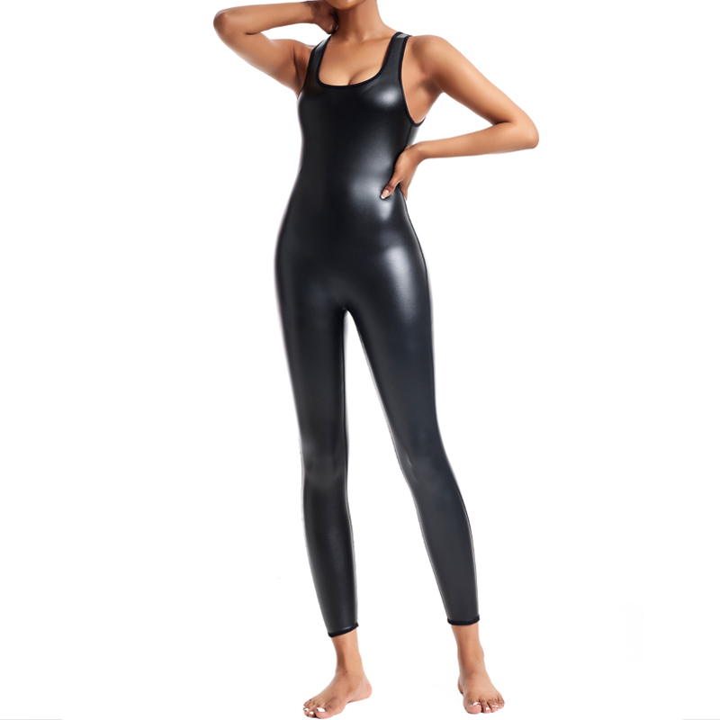 Macacão de couro modelador fem - Corset Top Boned avaliação e preço