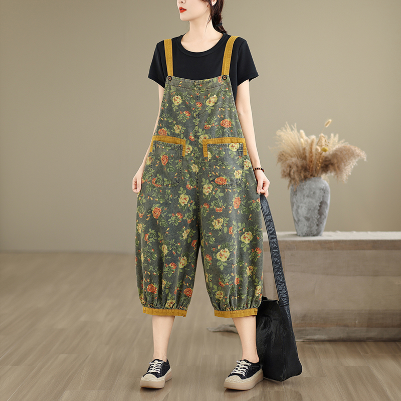 Moda impressão floral y2k deni - Mom Jeans Women avaliação e preço