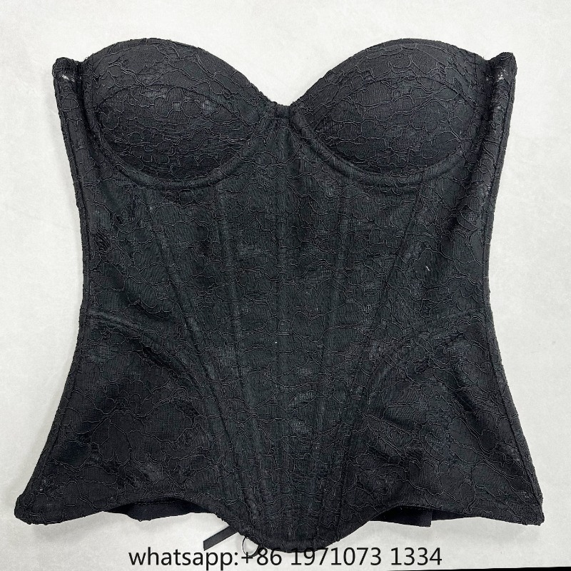 Corset Feminino de Renda Luxuo - Corset Top Boned avaliação e preço
