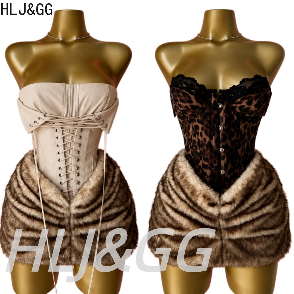 HLJ&GG Conjunto de duas peças  - Corset Top Boned avaliação e preço